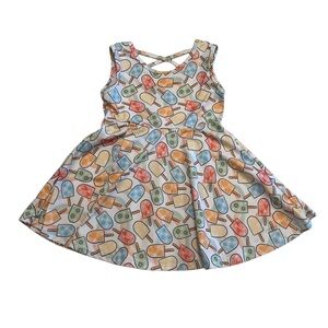 EUC Foxtail Lilies Popsicle Dress SUMMER Size 4T